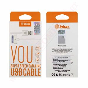 ΚΑΛΩΔΙΟ CK-13-IP4 1m 1A (white)